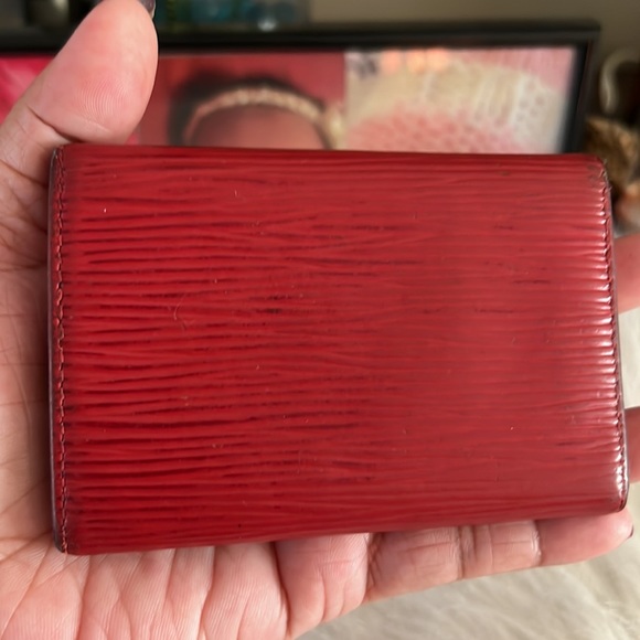 Louis Vuitton Red Epi 6 keychain. Date Code CA022 - Picture 5 of 13